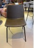 Cleona Side Chair - PU leather - Brown or Black